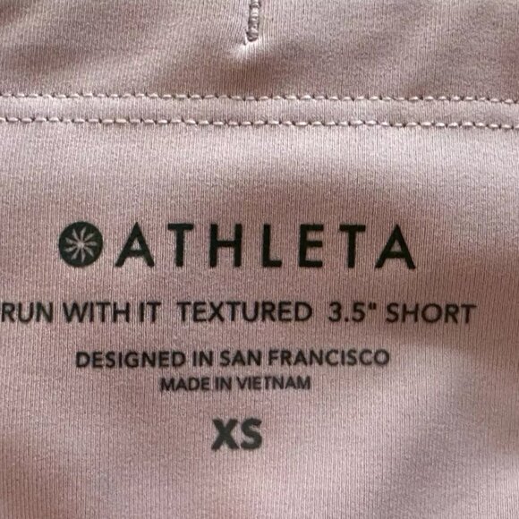 Athleta - Run With It 3.5" Short - Color: Hydrangea Pink - XS - Worn 1 Time - Picture 11 of 11